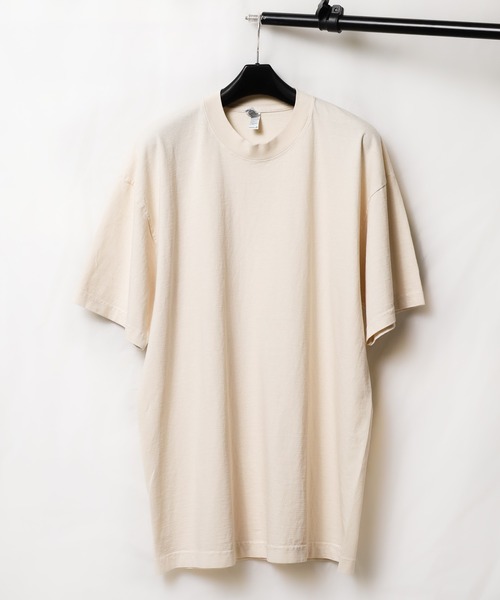 LOS ANGELES APPAREL（ロサンゼルスアパレル）の「★LOS ANGELES APPAREL★6.5oz Garment Dye CrewNeck T-SHIRT - ロサンゼルスアパレル　ガーメントダイクルーネックTシャツ（Tシャツ/カットソー・レディース・グリーン/クリーム/クリアブルー/スミクロ/パープル/ベージュ/ブラック/ホワイト/ライトグレー/ライトピンク/レッド系その他2/ネイビー/レッド系その他・X-LARGE/XX-LARGE/LARGE/MEDIUM/XXX-LARGE/SMALL）」の16枚目の写真