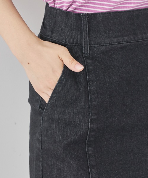 Chico(チコ)の「切替デニムミニスカート(デニムスカート・レディース・ブラック/グリーン/ピンク・SMALL/MEDIUM)」の12枚目の写真