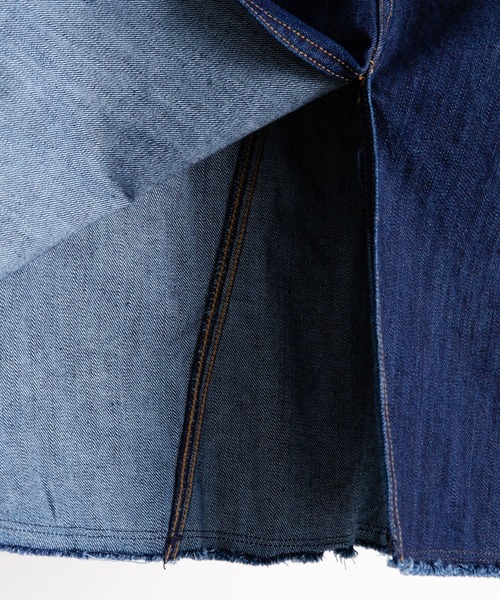 AMERICAN HOLIC（アメリカンホリック）の「Aラインデニムスカート（デニムスカート・レディース・インディゴブルー・S/M/L）」の13枚目の写真