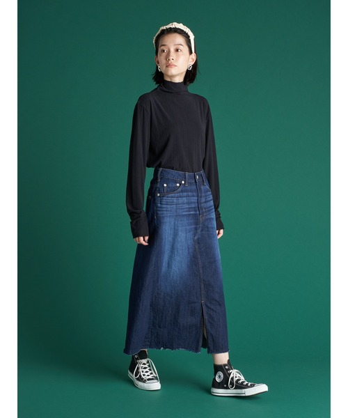 AMERICAN HOLIC（アメリカンホリック）の「Aラインデニムスカート（デニムスカート・レディース・インディゴブルー・S/M/L）」の8枚目の写真