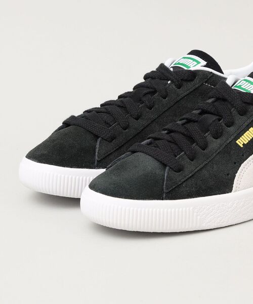 PUMA（プーマ）の「PUMA: SUEDE VINTAGE（スニーカー・メンズ・ブラック・11/8/10/9）」の4枚目の写真