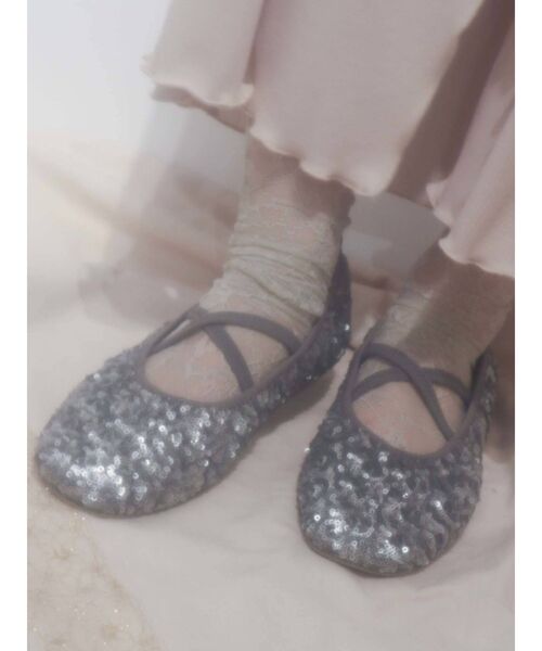 merry jenny（メリージェニー）の「twinkleバレエシューズ（その他シューズ・レディース・ブラック/シルバー/ゴールド・MEDIUM/LARGE）」の10枚目の写真