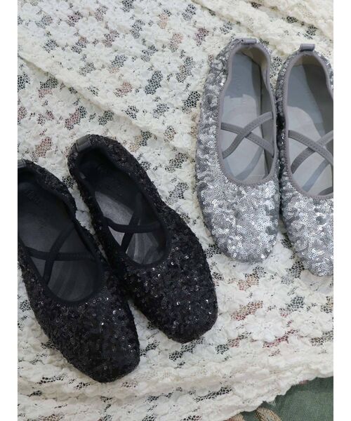 merry jenny（メリージェニー）の「twinkleバレエシューズ（その他シューズ・レディース・ブラック/シルバー/ゴールド・MEDIUM/LARGE）」の17枚目の写真