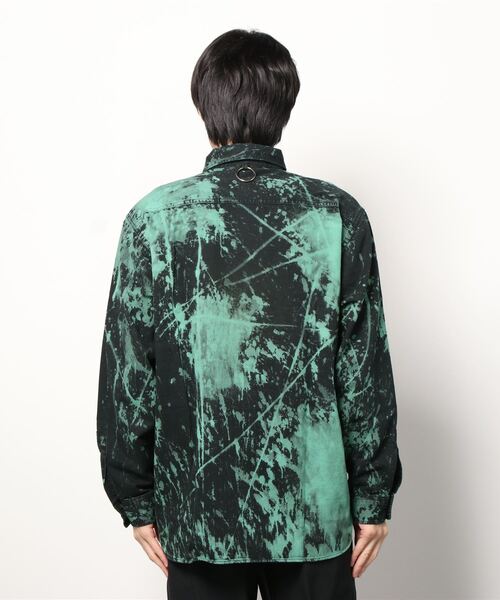 KIDILL(キディル)の「KIDILL × EDWIN Patch Denim Shirts (KLED19 P)(シャツ/ブラウス・メンズ・ブラック×グリーン/ブラック×ピンク・44/46)」の13枚目の写真