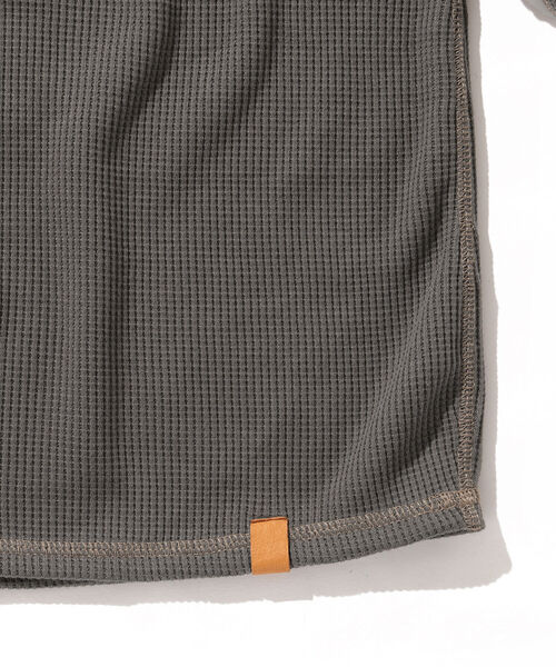 BEAMS LIGHTS（ビームスライツ）の「BEAMS LIGHTS / サーマル 半袖 Tシャツ（Tシャツ/カットソー・メンズ・グレー/オフホワイト/ネイビー・SMALL/MEDIUM/LARGE）」の9枚目の写真