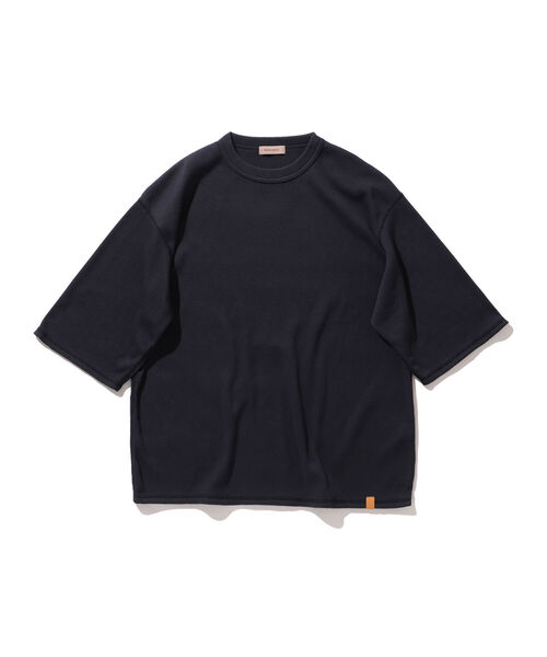 BEAMS LIGHTS（ビームスライツ）の「BEAMS LIGHTS / サーマル 半袖 Tシャツ（Tシャツ/カットソー・メンズ・グレー/オフホワイト/ネイビー・SMALL/MEDIUM/LARGE）」の14枚目の写真