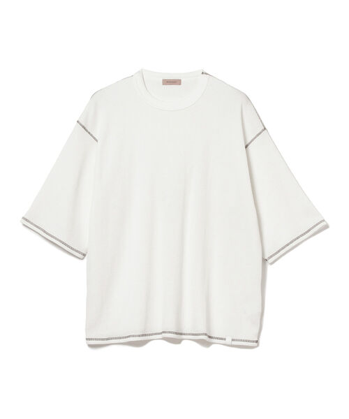 BEAMS LIGHTS（ビームスライツ）の「BEAMS LIGHTS / サーマル 半袖 Tシャツ（Tシャツ/カットソー・メンズ・グレー/オフホワイト/ネイビー・SMALL/MEDIUM/LARGE）」の16枚目の写真