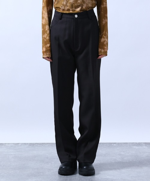 HARE（ハレ）の「センタープレスセミフレアパンツ(HARE)（スラックス・レディース・ブラック/ブルー/イエロー・S/M）」の17枚目の写真