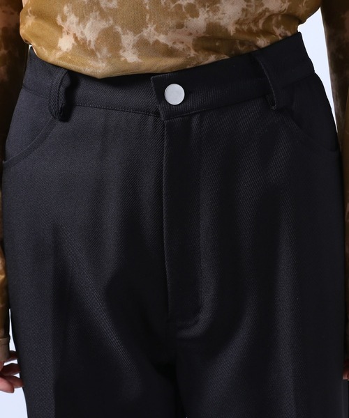 HARE（ハレ）の「センタープレスセミフレアパンツ(HARE)（スラックス・レディース・ブラック/ブルー/イエロー・S/M）」の20枚目の写真