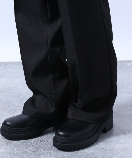 HARE（ハレ）の「センタープレスセミフレアパンツ(HARE)（スラックス・レディース・ブラック/ブルー/イエロー・S/M）」の22枚目の写真