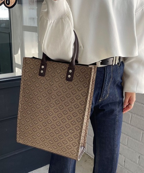 PAGEBOY(ページボーイ)の「モノグラムクラシックトート(トートバッグ・レディース・ブラック系その他/ブラウン系その他・ONE SIZE)」の4枚目の写真