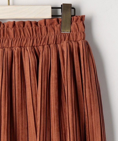 Grand PARK（グランドパーク）の「ミジンコール消しプリーツスカート（スカート・レディース・ブルーグレー/カーキ/ブラウン/ベージュ・FREE）」の20枚目の写真