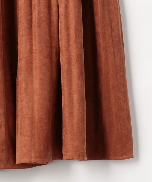 Grand PARK（グランドパーク）の「ミジンコール消しプリーツスカート（スカート・レディース・ブルーグレー/カーキ/ブラウン/ベージュ・FREE）」の19枚目の写真