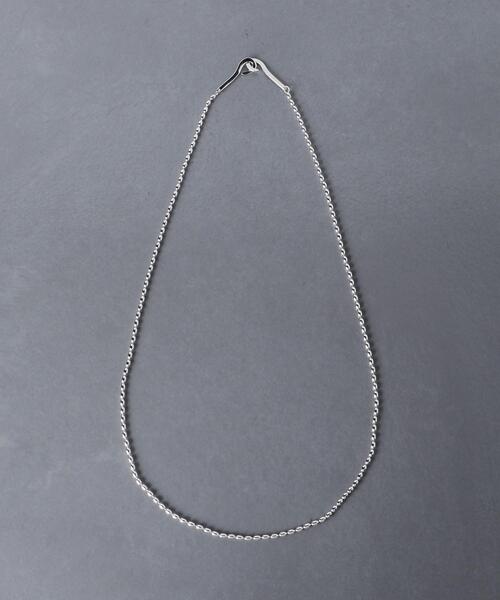 AFTER SHAVE CLUB（アフターシェイヴクラブ）の「＜AFTER SHAVE CLUB（アフターシェイブクラブ）＞BALL CHN ネックレス（ネックレス・レディース・シルバー・FREE）」の2枚目の写真