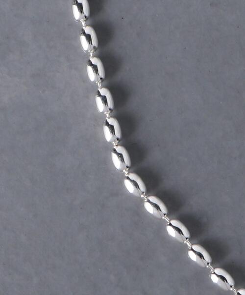 AFTER SHAVE CLUB（アフターシェイヴクラブ）の「＜AFTER SHAVE CLUB（アフターシェイブクラブ）＞BALL CHN ネックレス（ネックレス・レディース・シルバー・FREE）」の3枚目の写真