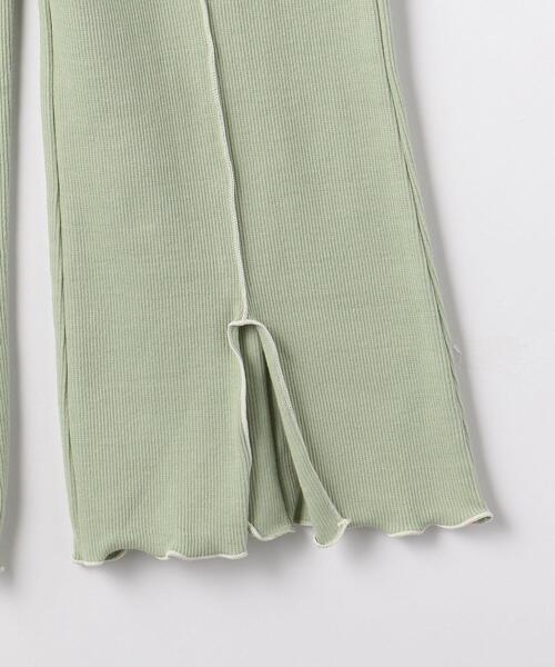 green label relaxing（グリーンレーベルリラクシング）の「TJ GLR テレコパンツ 100cm-130cm（その他パンツ・キッズ・ブラック/ライム・100cm/130cm/120cm/110cm）」の3枚目の写真