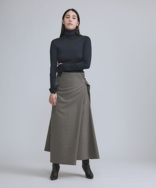 Miku٩( ᐛ )و♡ 【新品未使用】chaos ガゼットクロススカート Chaos(カオス)｜ガゼットクロススカート/ブラック の通販｜ELLESHOP