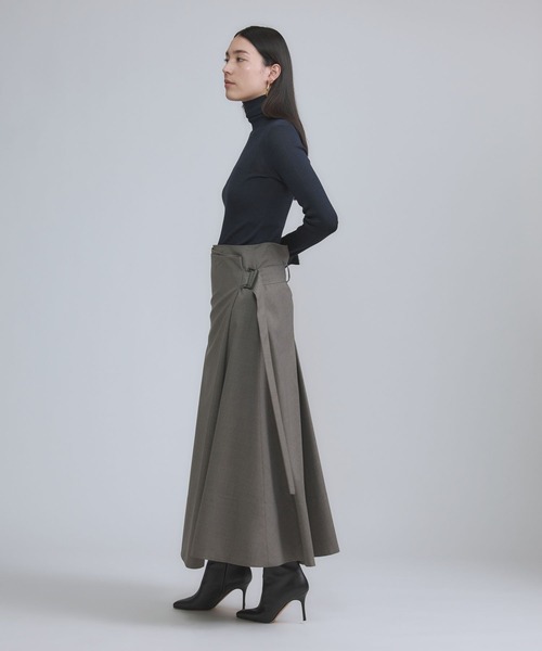 Chaos(カオス)の「Chaos(カオス)/SUPERロッタラップスカート【セットアップ可】(スカート・レディース・ベージュ・FREE)」の3枚目の写真