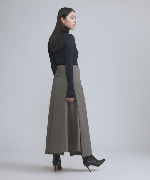 Chaos(カオス)の「Chaos(カオス)/SUPERロッタラップスカート【セットアップ可】(スカート・レディース・ベージュ・FREE)」の4枚目の写真