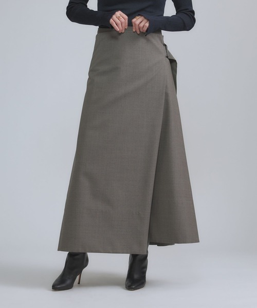 Chaos(カオス)の「Chaos(カオス)/SUPERロッタラップスカート【セットアップ可】(スカート・レディース・ベージュ・FREE)」の8枚目の写真