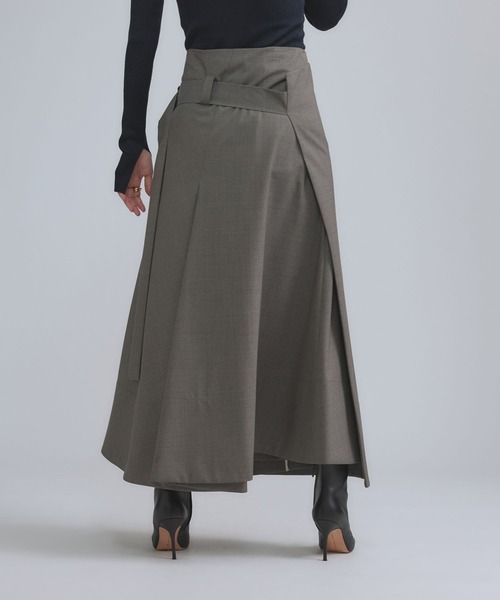 Chaos(カオス)の「Chaos(カオス)/SUPERロッタラップスカート【セットアップ可】(スカート・レディース・ベージュ・FREE)」の10枚目の写真