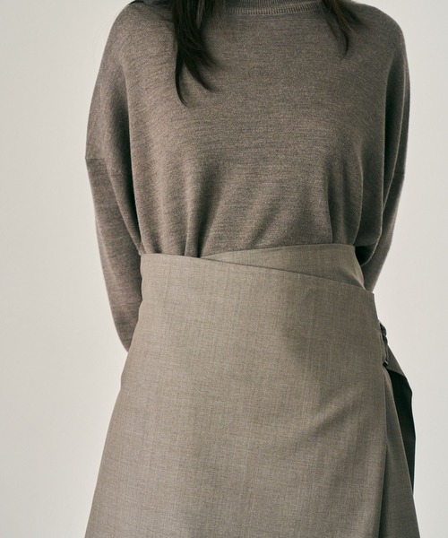 Chaos(カオス)の「Chaos(カオス)/SUPERロッタラップスカート【セットアップ可】(スカート・レディース・ベージュ・FREE)」の11枚目の写真