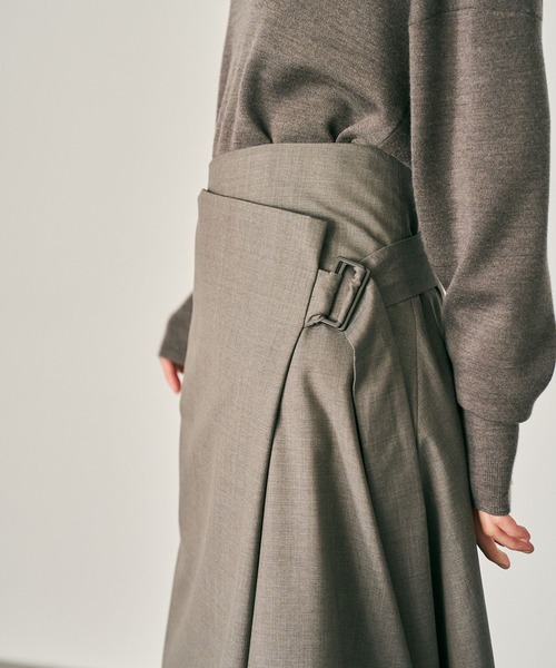 Chaos(カオス)の「Chaos(カオス)/SUPERロッタラップスカート【セットアップ可】(スカート・レディース・ベージュ・FREE)」の12枚目の写真