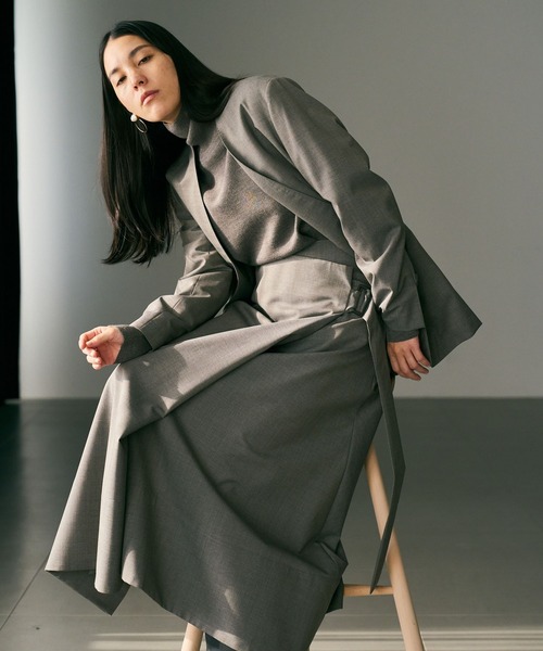 Chaos(カオス)の「Chaos(カオス)/SUPERロッタラップスカート【セットアップ可】(スカート・レディース・ベージュ・FREE)」の7枚目の写真