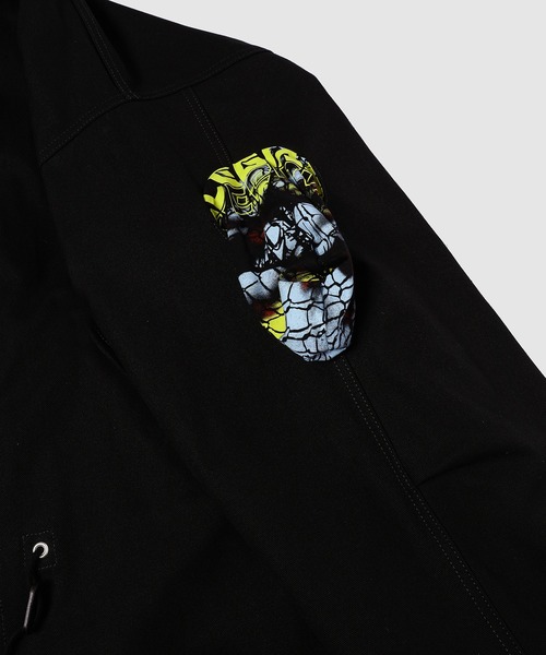 RAF SIMONS(ラフシモンズ)の「Oversized printed parka(モッズコート・メンズ・ブラック・46/48)」の4枚目の写真