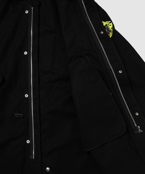 RAF SIMONS(ラフシモンズ)の「Oversized printed parka(モッズコート・メンズ・ブラック・46/48)」の6枚目の写真