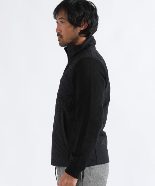 TETE HOMME(テットオム)の「袖ニットディポックスタンドカラーブルゾン(ブルゾン・メンズ・ブラック/カーキ・MEDIUM/LARGE/X-LARGE)」の6枚目の写真