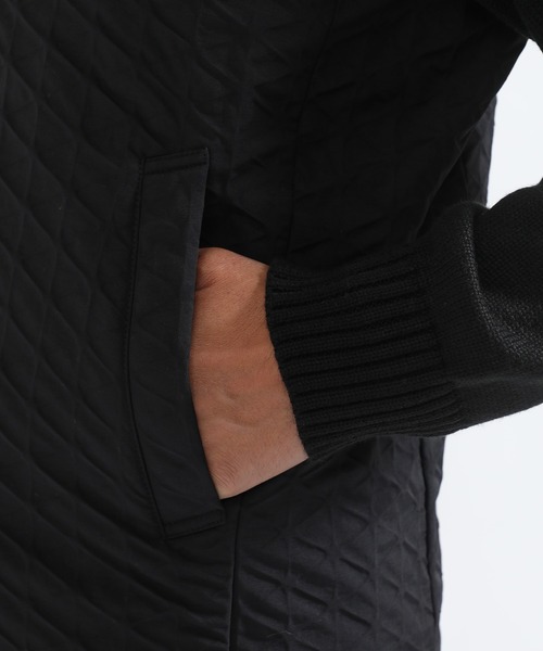 TETE HOMME(テットオム)の「袖ニットディポックスタンドカラーブルゾン(ブルゾン・メンズ・ブラック/カーキ・MEDIUM/LARGE/X-LARGE)」の9枚目の写真