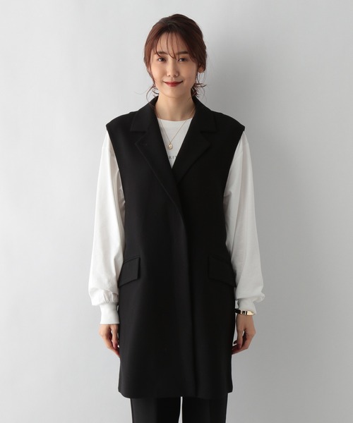 GLOBAL WORK（グローバルワーク）の「テーラードジレ/217097（ベスト・レディース・ブラック/グレー系その他・FREE）」の9枚目の写真