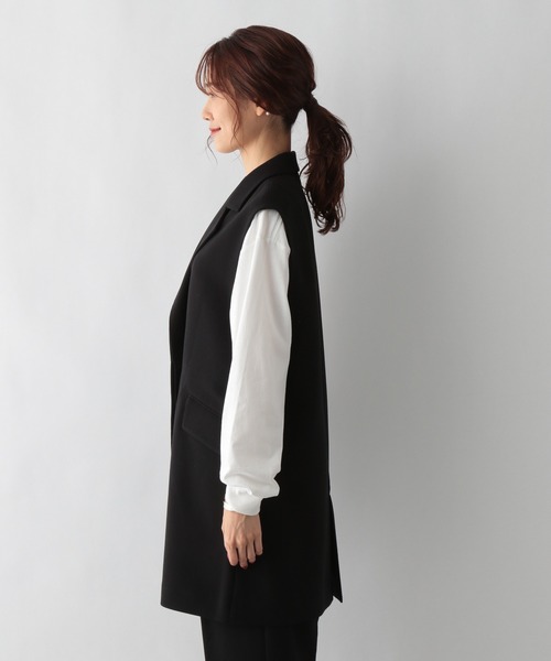 GLOBAL WORK（グローバルワーク）の「テーラードジレ/217097（ベスト・レディース・ブラック/グレー系その他・FREE）」の10枚目の写真