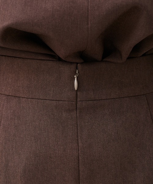 KASHIYAMA（カシヤマ）の「＜ウォッシャブル＞ウールライクポーリーツイルスリムタイトスカート（スカート・レディース・グレー/ピンクベージュ/モカ/ブラウン/ライトブルー・マルチサイズ）」の18枚目の写真