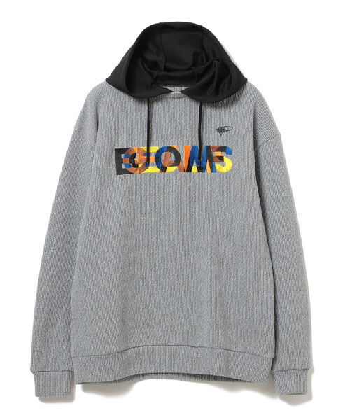 BEAMS GOLF ORANGE LABEL / ニット風 レイヤード パーカ(パーカー 販売特価 ビームスゴルフ メンフィス パーカー Mサイズ パーカー