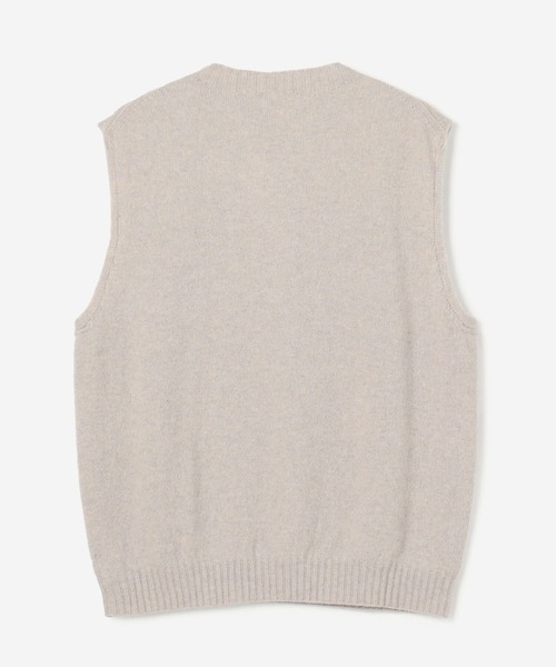 Morris & Sons(モリスアンドサンズ)の「【MORRIS & SONS】ジーロンラム ニットベスト MEN(ベスト・メンズ・ブラック/ネイビー/ダークグレー/オートミール・2/3)」の14枚目の写真