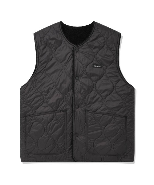 COVERNAT(カバーナット)の「【COVERNAT】REVERSIBLE BOA VEST / カバーナット リバーシブル ボア フリース キルティング ベスト(その他アウター・メンズ・アイボリー/セージグリーン/ブラウン/ブラック・SMALL/LARGE/MEDIUM/X-LARGE)」の17枚目の写真