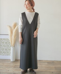 ITEMS URBANRESEARCH | Vネックジャンパースカート(ジャンパースカート)