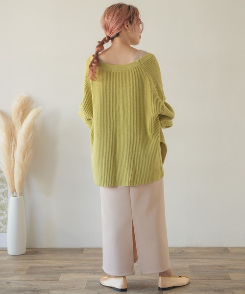 ITEMS URBANRESEARCH（アイテムズ アーバンリサーチ）の「Vネックジャンパースカート（ジャンパースカート・レディース・キャメル/ベージュ/ブラック・FREE）」の19枚目の写真