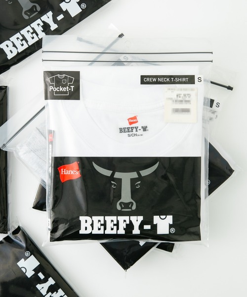 HANES(ヘインズ)の「【HANES/ヘインズ】GWの旅行・レジャーに 厚手で透けない BEEFY-T ポケットTシャツ H5190 ビーフィー Tシャツ 無地 ユニセックス ヘビーウェイト(Tシャツ/カットソー・メンズ・グレー/ネイビー/ブラック/ホワイト/カーキ/ダークグリーン/イエロー/ブルー/スミクロ/レッド系その他/グリーン/チャコールグレー/ライトベージュ/ダークパープル/レッド・LARGE/SMALL/X-LARGE/MEDIUM/X-SMALL)」の1枚目の写真
