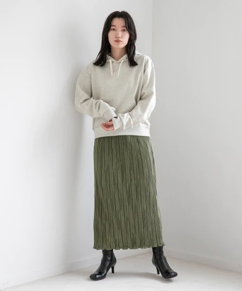 LOWRYS FARM（ローリーズファーム）の「ＳｔａｎＲａｙウラケパーカー　219737（パーカー・レディース・マスタード/アイボリー・FREE）」の5枚目の写真