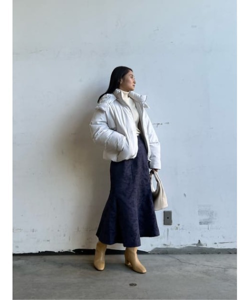 MOUSSY(マウジー)の「ALLIED DOWN ジャケット(ダウンジャケット/コート・レディース・ライトグレー/カーキ/ブラウン/ブラック・2/1)」の9枚目の写真