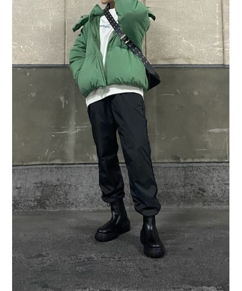 MOUSSY(マウジー)の「ALLIED DOWN ジャケット(ダウンジャケット/コート・レディース・ライトグレー/カーキ/ブラウン/ブラック・2/1)」の13枚目の写真