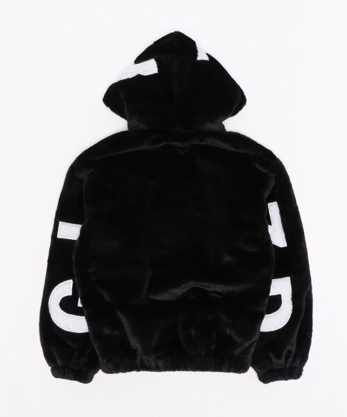 ZIDDY(ジディ)の「ZIDDY/【ニコ☆プチ掲載】 ロゴ ファー フード ジャケット(130cm~160cm)(その他アウター・キッズ・ベージュ/ブラック/パープル・130/150/160/140)」の19枚目の写真