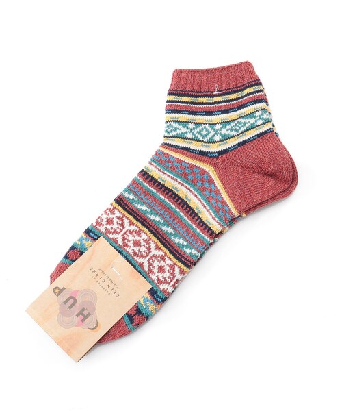 40ｃｔ＆525（フォーティーカラッツアンドゴーニーゴ）の「【CHUP】MAYA ソックス（ソックス/靴下・メンズ・レッド系/ネイビー/グリーン・00）」の3枚目の写真