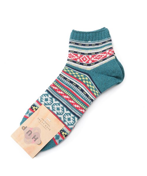 40ｃｔ＆525（フォーティーカラッツアンドゴーニーゴ）の「【CHUP】MAYA ソックス（ソックス/靴下・メンズ・レッド系/ネイビー/グリーン・00）」の2枚目の写真