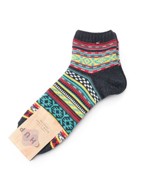 40ｃｔ＆525（フォーティーカラッツアンドゴーニーゴ）の「【CHUP】MAYA ソックス（ソックス/靴下・メンズ・レッド系/ネイビー/グリーン・00）」の4枚目の写真