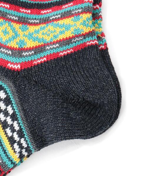 40ｃｔ＆525（フォーティーカラッツアンドゴーニーゴ）の「【CHUP】MAYA ソックス（ソックス/靴下・メンズ・レッド系/ネイビー/グリーン・00）」の7枚目の写真