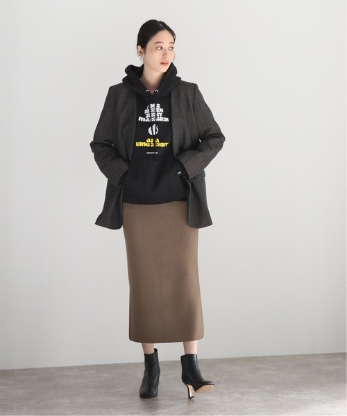 JOURNAL STANDARD L’ESSAGE ノーカラーチェックジャケット journal standard L'essage（ジャーナルスタンダードレサージュ